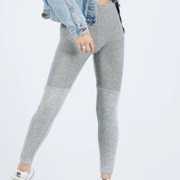 Joah Brown Split Hem 2 Tone Gray Pants NWT Size M/L - Picture 3 of 11